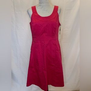 Calvin Klein pink dress with pockets size 12 New with tag